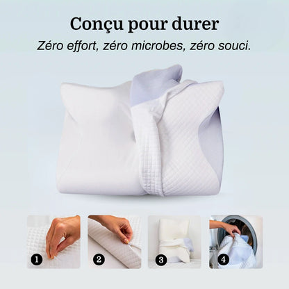 L'Oreiller Signature™ - Réparateur et Ergonomique
