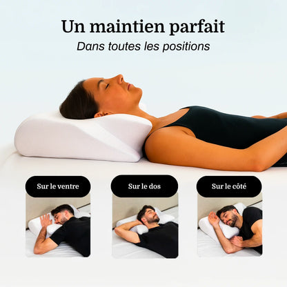 L'Oreiller Signature™ - Réparateur et Ergonomique